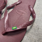 Havaianas Top Flip Flops Men's 11-12 Grape Wine Burgundy Sandals NWT Brazil