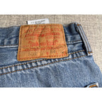 Levi's 505 Regular Fit Jeans Mens 34x32 Light Wash Straight Leg 100% Cotton