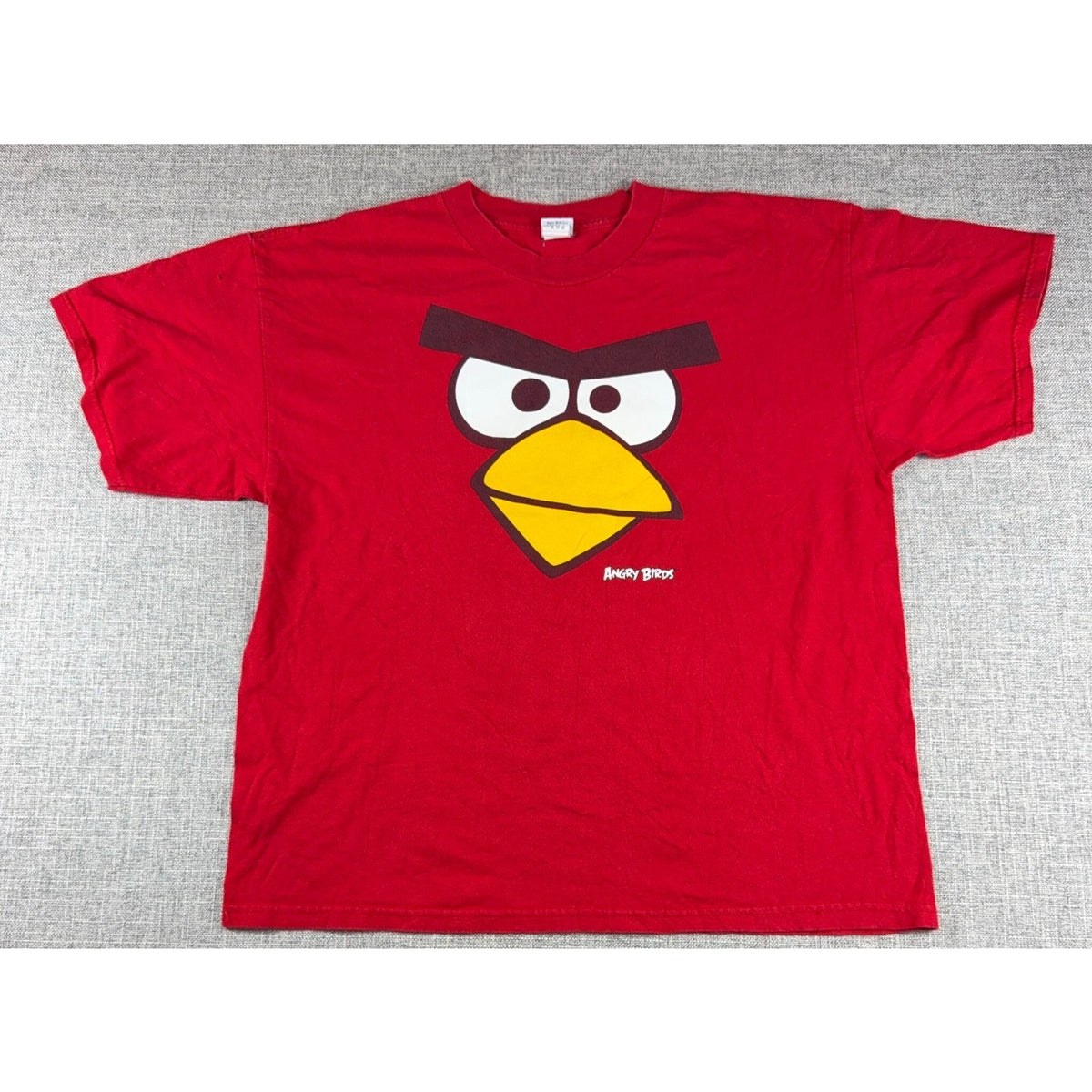 Angry Birds Red Graphic T Shirt Mens XL Fifth Sun Rovio Gamer Y2K 2010s Tee