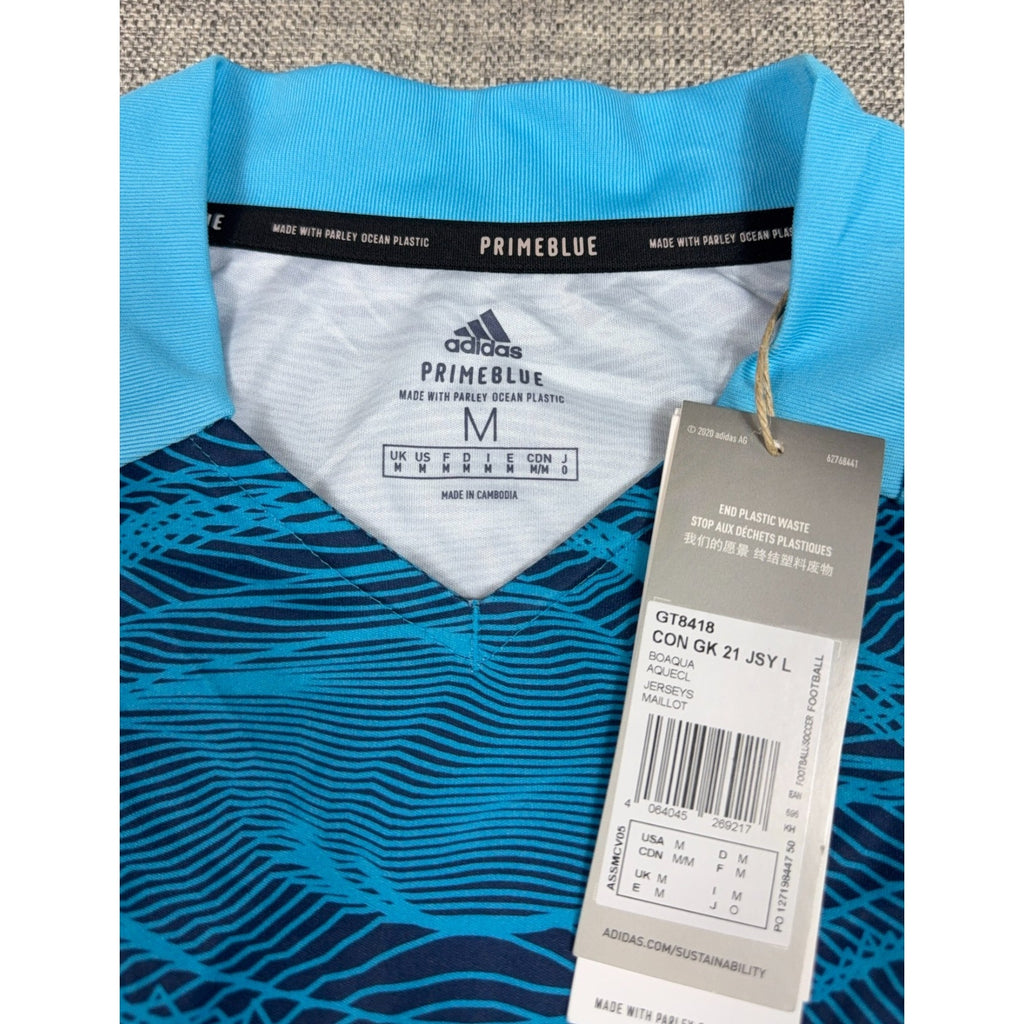 NWT 2021-22 Adidas Fulham FC Goalkeeper Third Jersey Men's M Long Sleeve