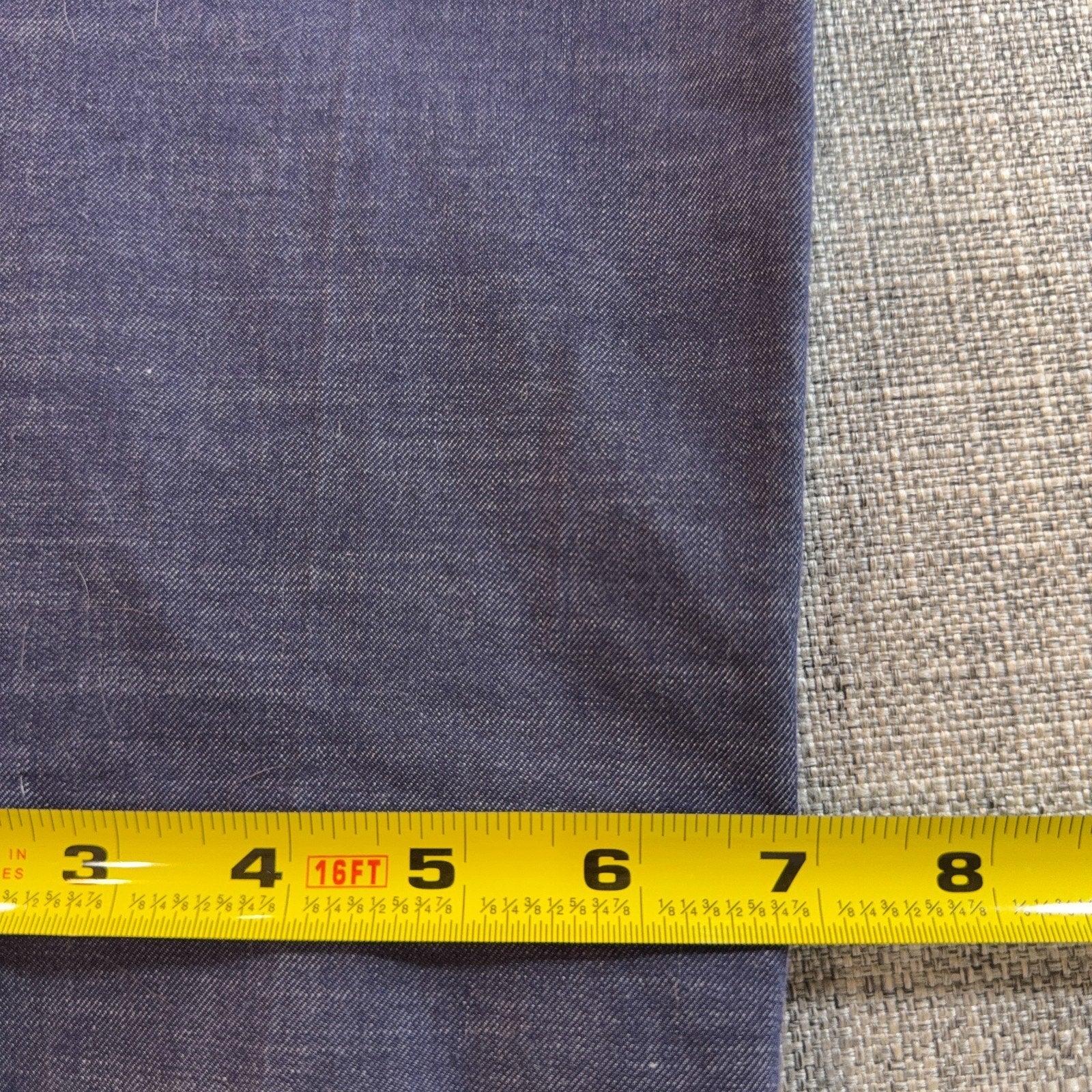 Walker Slater Boyd Trousers Mens Tag 32 Blue Cotton Tailored Pants 35x31