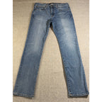 Madewell Mens Slim Jeans 33x32 Blue Distressed Medium Wash Denim Pants