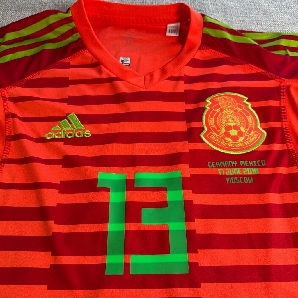 Adidas Mexico Ochoa 13 Goalkeeper Jersey Men M 2018 World Cup Russia Soccer