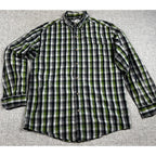 Lot 2 Carhartt S218 Plaid Shirts Mens M Regular Long Sleeve Workwear