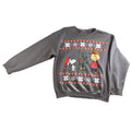 Peanuts Snoopy Charlie Brown Christmas Sweatshirt Adult L Gray Holiday 2017