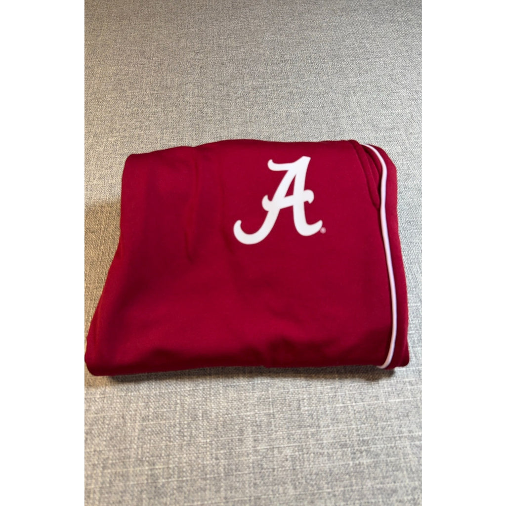 Alabama Crimson Tide Track Pants Adult L Red E5 Logo Piped Athletic NCAA