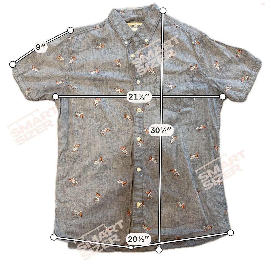 Mens Large Button Up Shirt Bundle 2 pc J Crew Abercrombie Summer Beach Casual