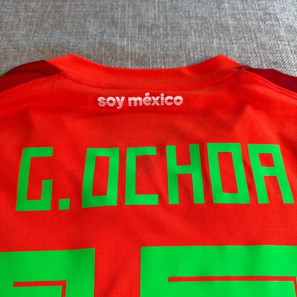 Adidas Mexico Ochoa 13 Goalkeeper Jersey Men M 2018 World Cup Russia Soccer