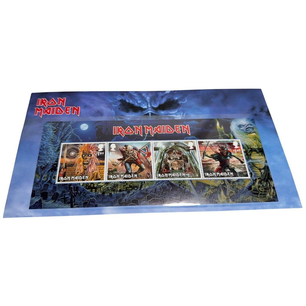 2023 Royal Mail Iron Maiden Eddie Stamp Sheet Pack 4 Stamps Mint MNH