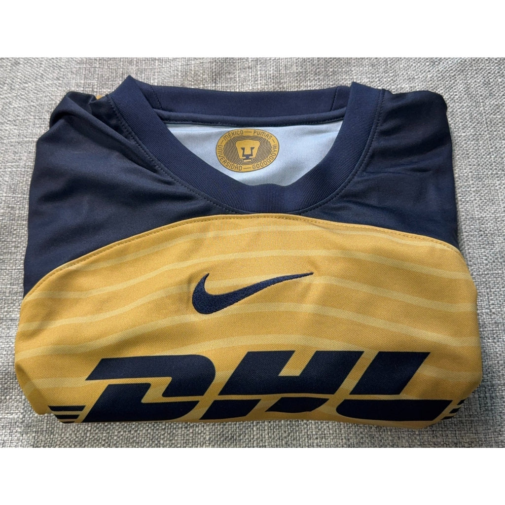 Nike Pumas UNAM 2022/23 Away Jersey Men M Gold Navy Liga MX DJ7683-711 Category