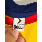 Club America JONA 7 Soccer Jersey Youth Large Yellow Blue BIMBO Mexico Futbol