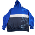 Chelsea FC Hoodie Mens 3XL Blue White Navy 1/4 Zip Official Soccer Pullover