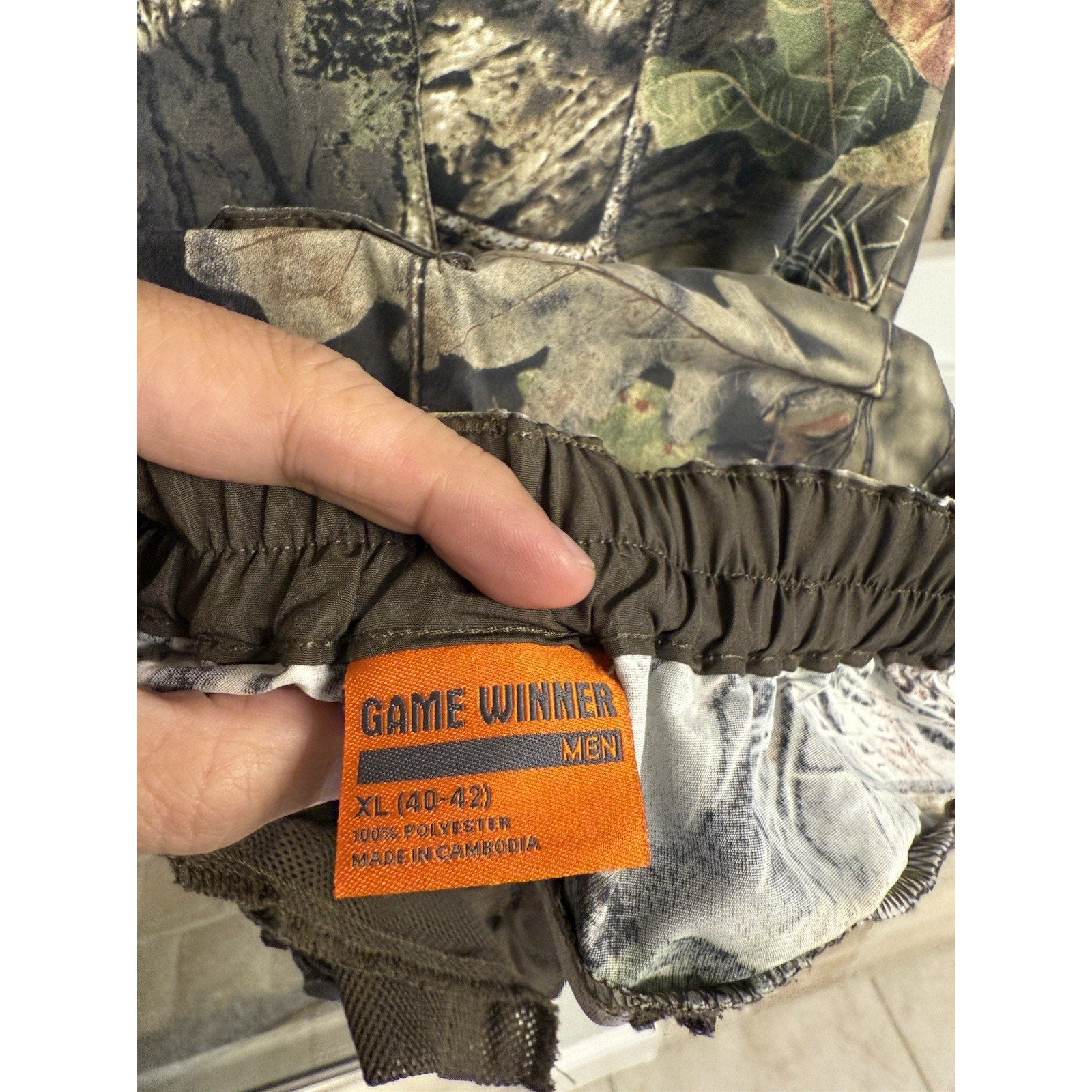 Game Winner Men's Camouflage Hunting Pants Size XL