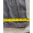 Coogi Australia Jeans Mens 42x35 Gray Baggy Y2K Hip Hop Embroidered Denim