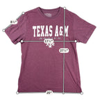 Texas A&M Aggies Colosseum T Shirt Mens Medium Maroon NCAA College Graphic Tee