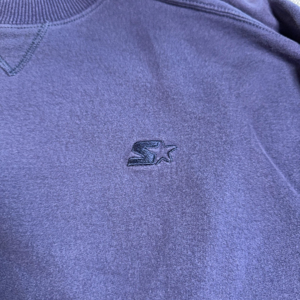 Vintage 90s Starter Pro30 Sweatshirt Men L Navy Blue Heavyweight Crewneck Logo