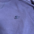 Vintage 90s Starter Pro30 Sweatshirt Men L Navy Blue Heavyweight Crewneck Logo