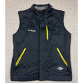 Columbia Titanium Omni-Tech Vest Men L Black Yellow Zip Waterproof Interchange