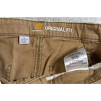 Carhartt Womens Carpenter Pants 10 Regular Brown Original Fit Canvas Workwear