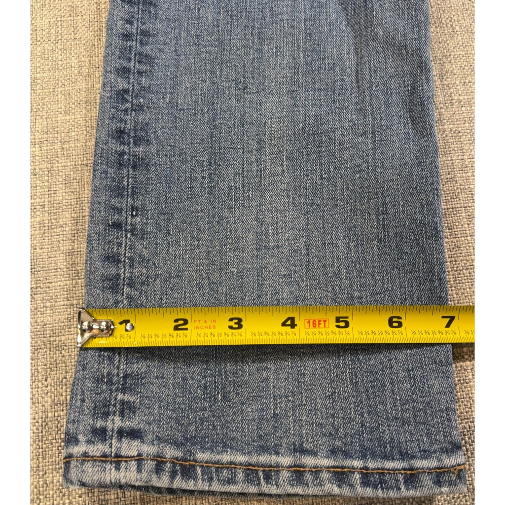Madewell Mens Slim Jeans 33x32 Blue Distressed Medium Wash Denim Pants