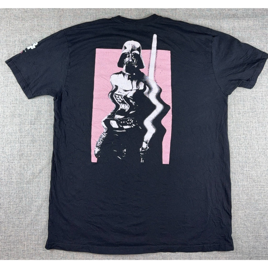 Star Wars Artist Series Darth Vader T Shirt 2XL Fifth Sun Black Pink Graphic Tee