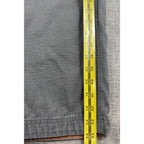 Duluth Trading Co Work Pants Mens 40x34 Relaxed Fit Gray Cargo Utility Canvas