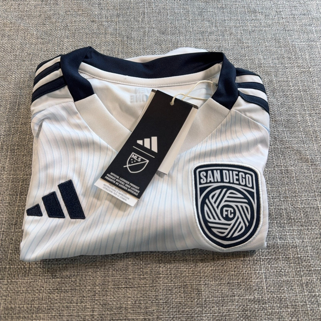 NWT Adidas San Diego FC 2025 Jersey Womens 2XS MLS Inaugural Woven Into One SDFC