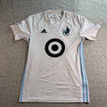 Minnesota United FC Adidas Jersey Mens Small White MLS Target MNUFC Soccer Kit