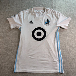 Minnesota United FC Adidas Jersey Mens Small White MLS Target MNUFC Soccer Kit