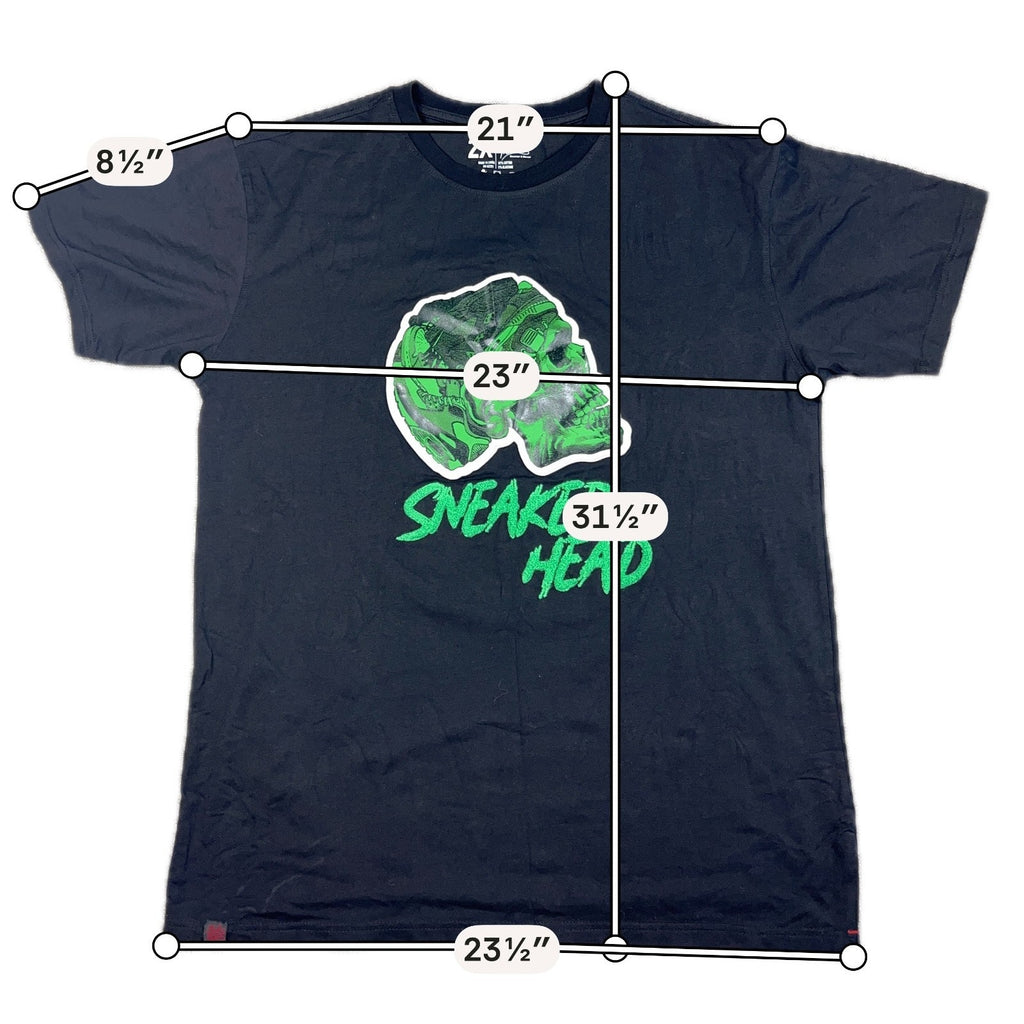 Bleecker & Mercer Sneaker Head T Shirt Mens 2X Black Skull Shoe Graphic