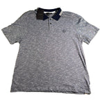 Ted Baker DALMOR Polo Shirt Mens Size 5 XL NWT Gray Navy 100% Cotton