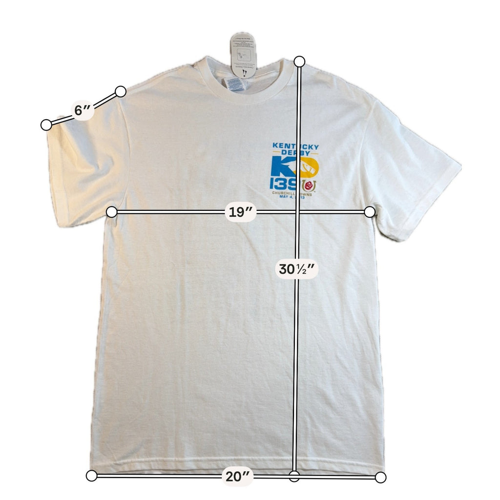2013 Kentucky Derby 139 Field T Shirt Mens M NWT Churchill Downs Horse Racing