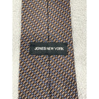 Vintage Mens Silk Tie Lot Calvin Klein Jones New York Don Loper Blue Geometric
