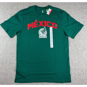 Mexico National Team Soccer T Shirt M NWT Green SNM El Tri Official Licensed FMF