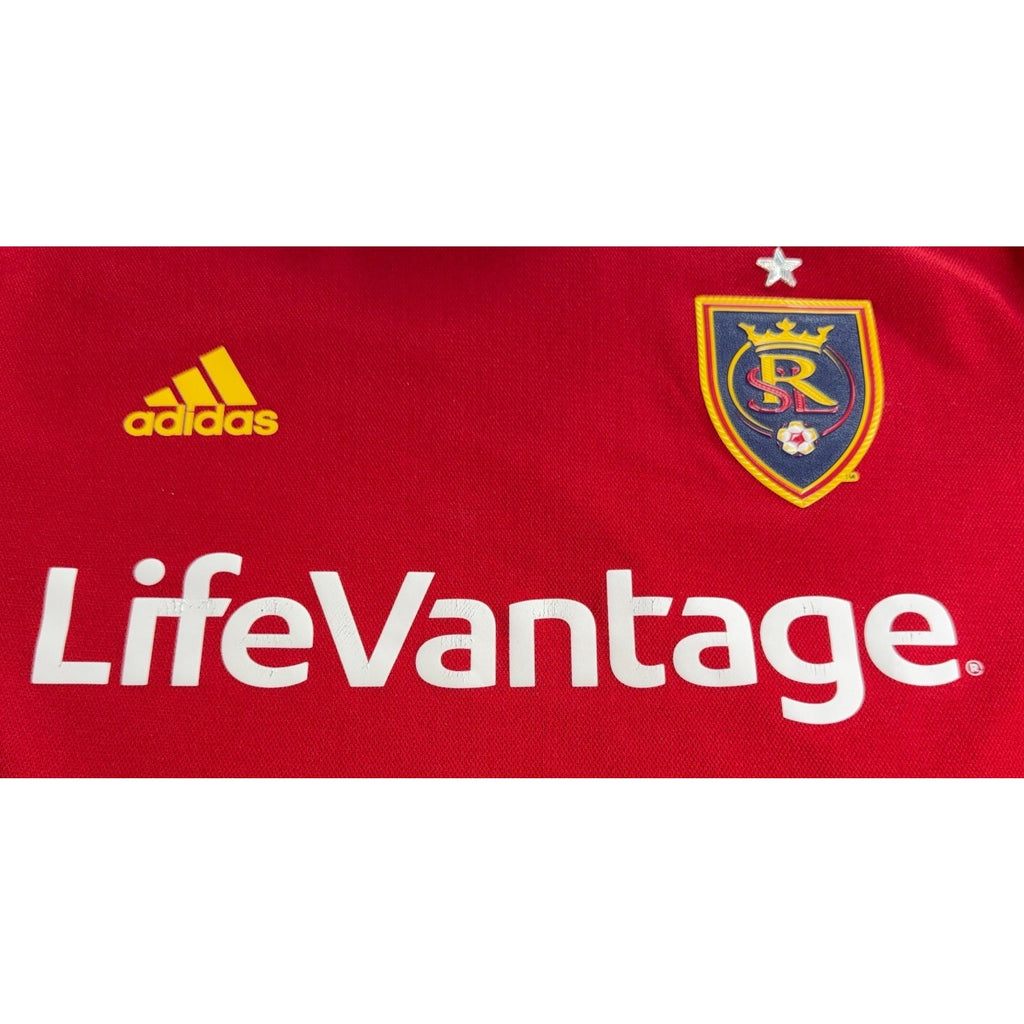 Real Salt Lake Adidas Jersey Mens Large 2018 MLS LifeVantage Climacool RSL Socce