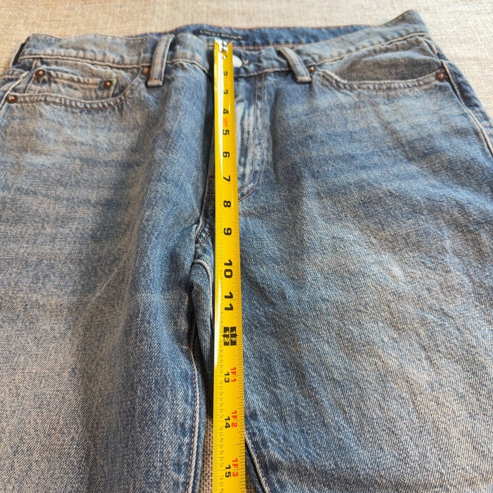 Lucky Brand 363 Vintage Straight Jeans Mens 30x32 Blue Denim Relaxed Fit W30 L32