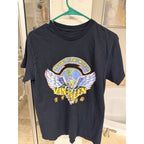 Vintage Rock Band T Shirt Lot Maiden Van Halen Judas Priest Elvis ZZ Top L & XL