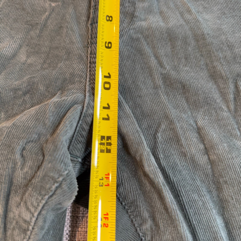 Lucky Brand 410 Athletic Slim Green Corduroy Pants Mens 40x32 5 Pocket