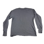 Michigan Wolverines ’47 Brand Mens L Long Sleeve Shirt Retro Mascot NCAA Gray