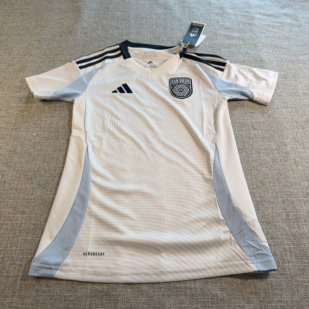 NWT Adidas San Diego FC 2025 Jersey Womens 2XS MLS Inaugural Woven Into One SDFC