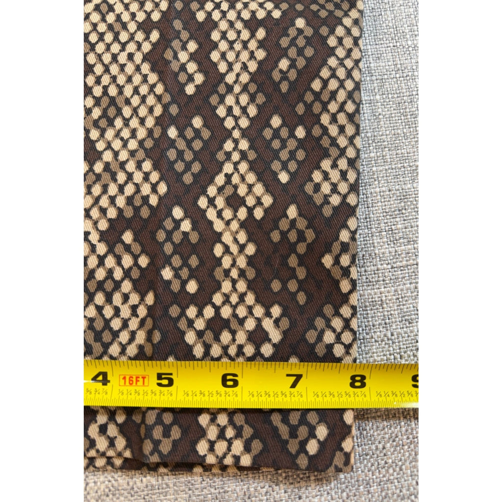 Dickies Womens 8R Snakeskin Pants Brown Python Workwear Trousers NWT