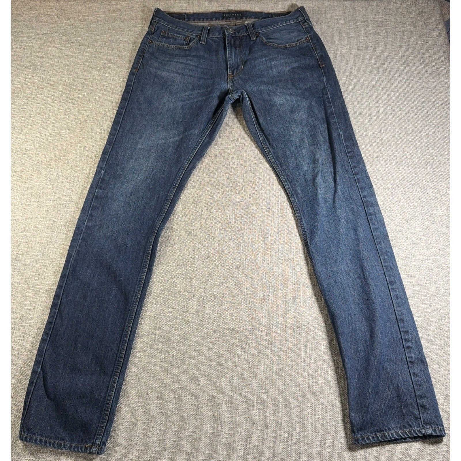 Bullhead Denim Co Jeans Mens 32x32 Skinny Dark Wash Blue Stretch PacSun Denim C