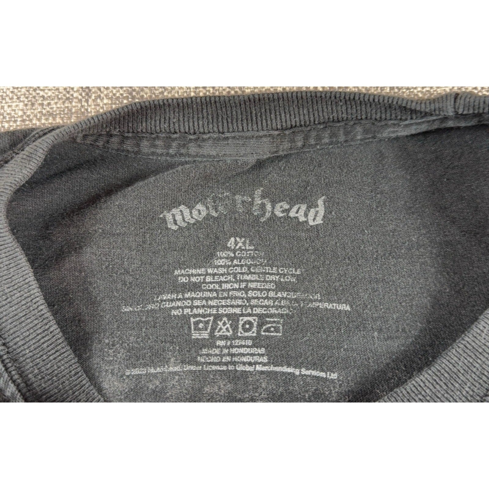 Motorhead England Warpig T Shirt Mens 4XL Everything Louder Black Band Tee
