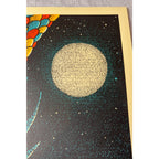 Signed Limited Edition Dragon Art Print 32/300 Fantasy Moon Camping Numbered