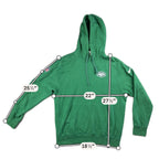 Nike New York Jets Hoodie Mens M Green Pullover NFL Football Logo Sweatshirt