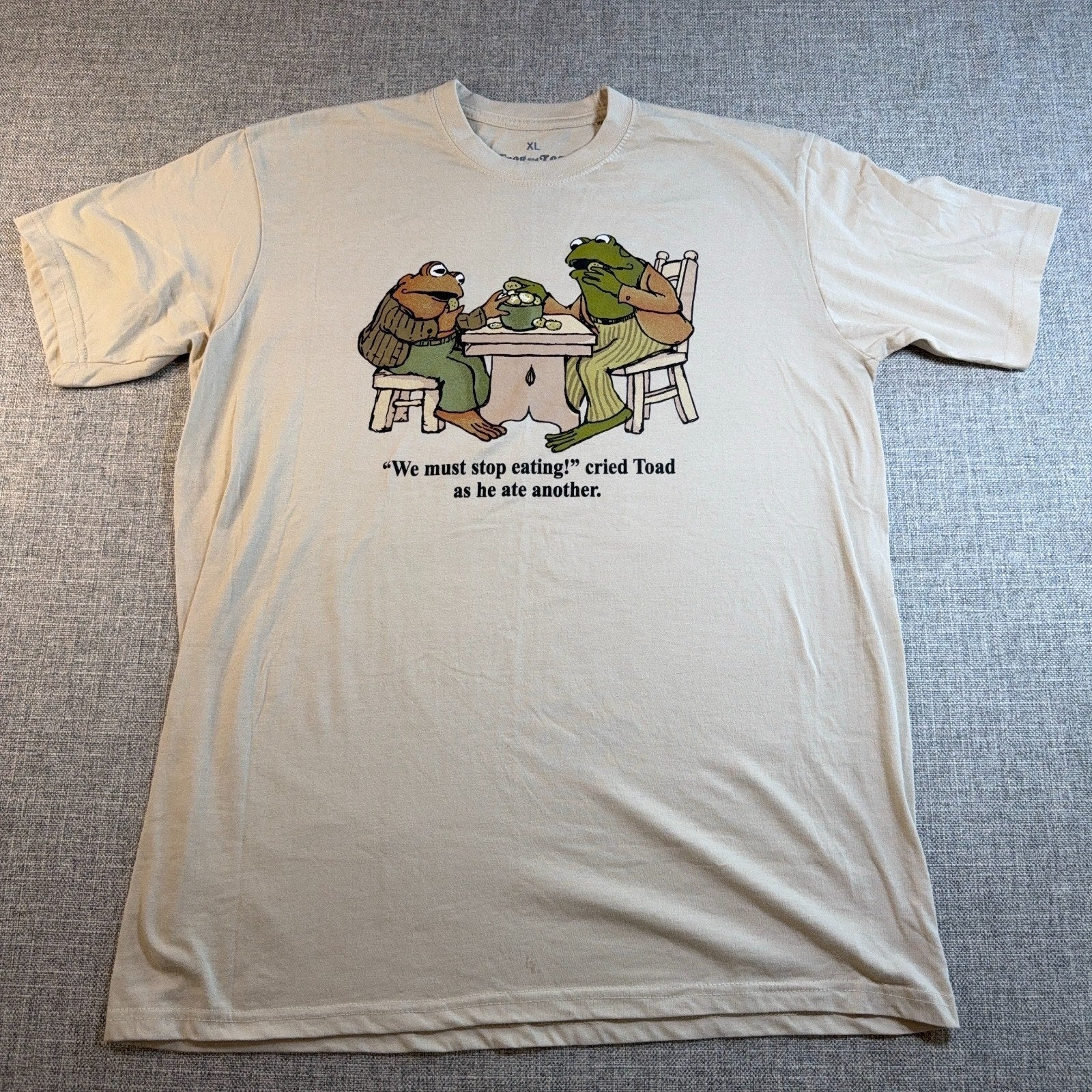 Frog & Toad We Must Stop Eating Graphic Tee Adult XL