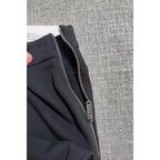 NWT Ann Taylor The Chelsea Skinny Ankle Pants Black Size 8 Bi Stretch Zip Hem