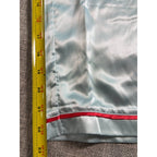 MERSEA Satin Lounge Pants XS Aqua Blue Red Stripe  Price: