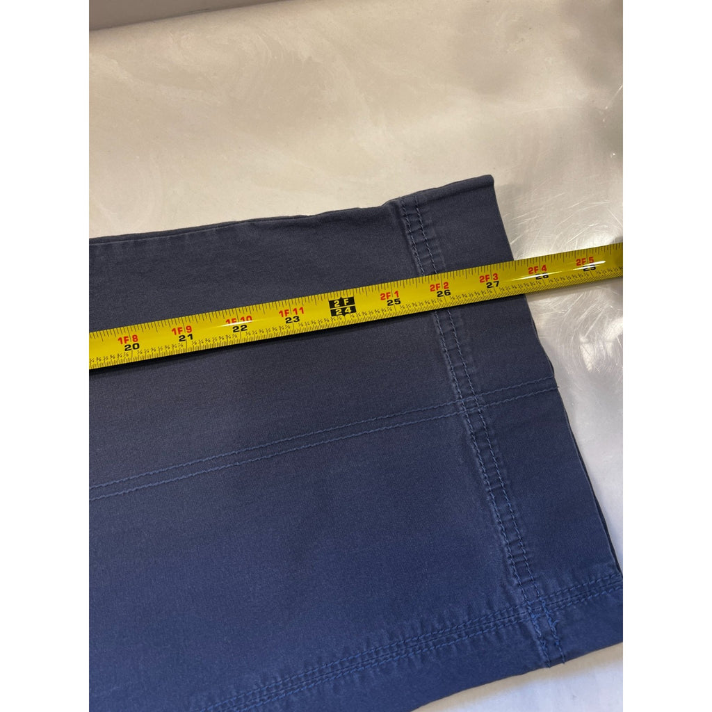 Dockers Collection Curvy Bermuda Shorts Womens 12 Blue Stretch Mid Rise Casual