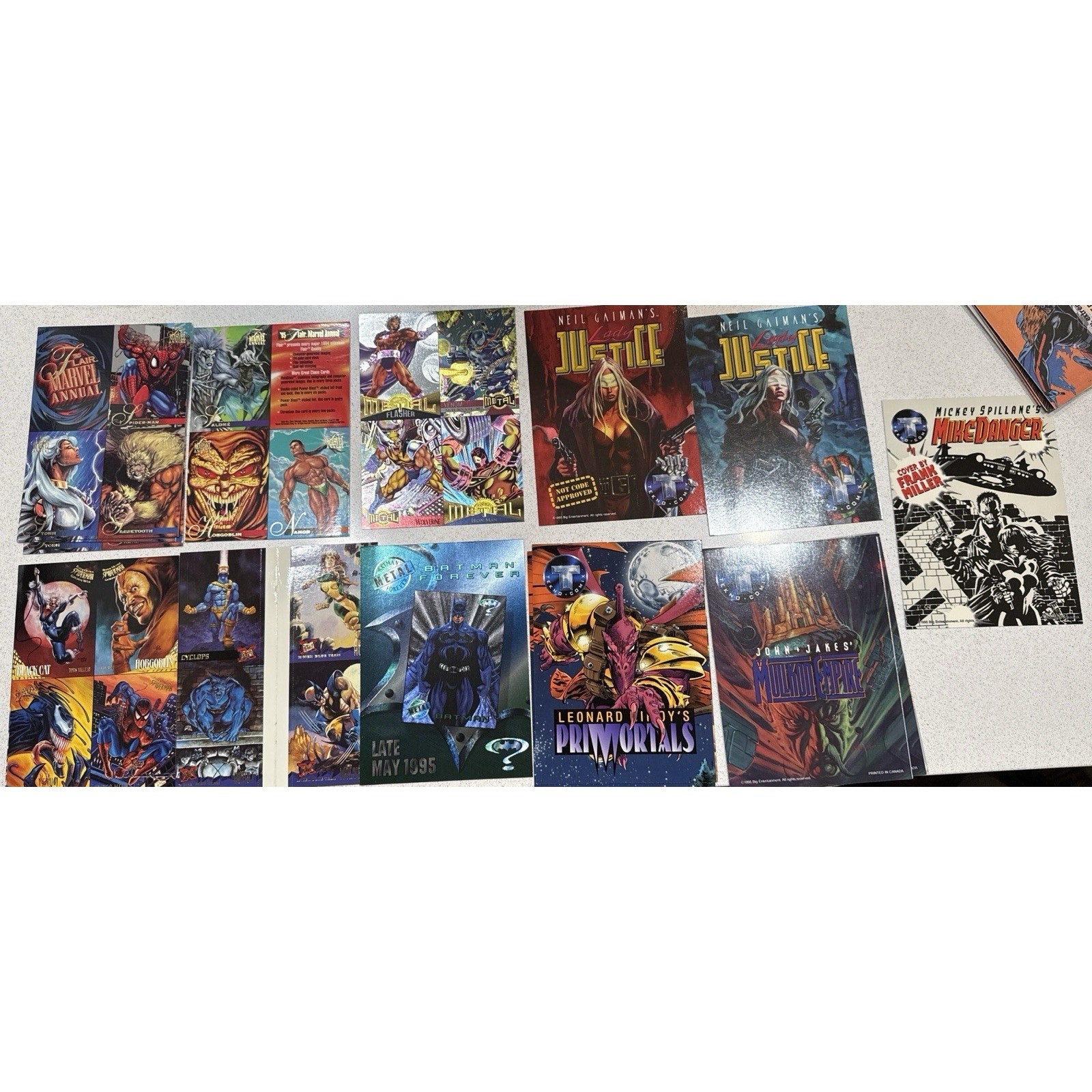 90s Comic Promo Card – Chromium/Indie Era – Battle Chasers, Fantasy, Image Style